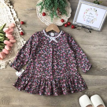 Váy hoa nhí dáng chữ A size 2-6